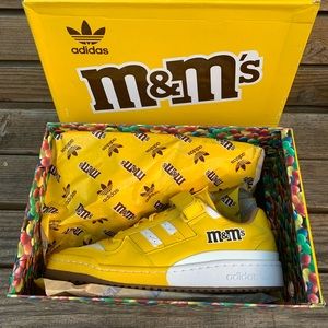 New Adidas Forum Low 84 x M&M's Yellow 2022 Size 10M